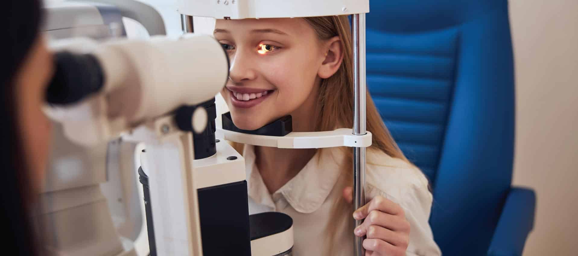 Advanced urgent eye care diagnostic equipment at Priority ER Odessa Texas emergency room