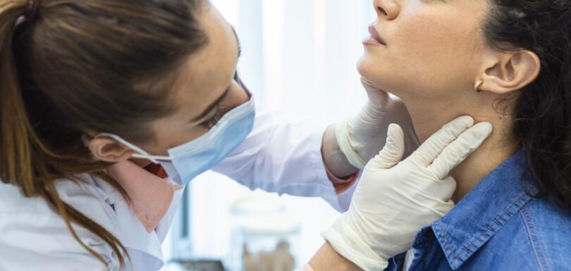 Should I go to urgent care for sore throat Odessa TX emergency physician examining throat Priority ER 24/7 emergency room
