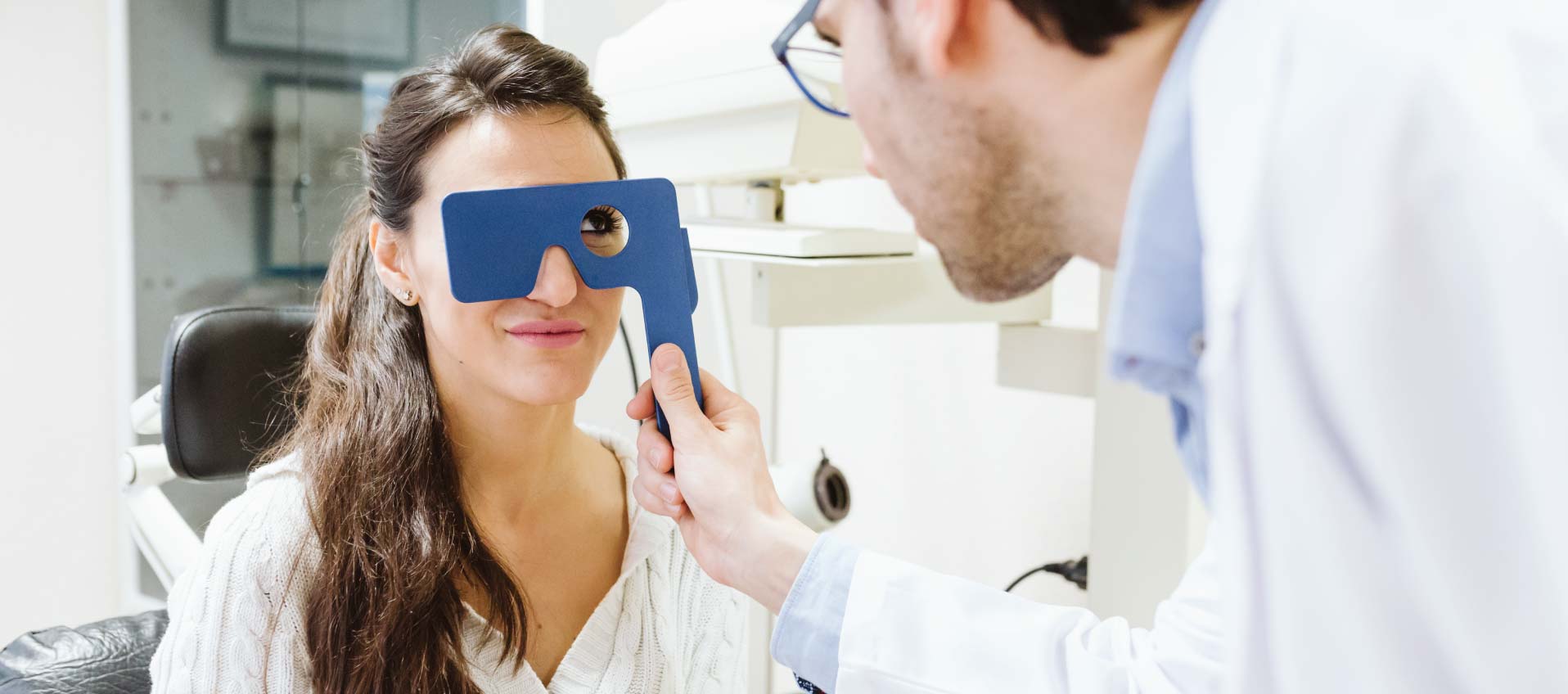 Advanced Eye Diagnostic Equipment for Urgent Care Urgent care optometrist comprehensive eye examination equipment Odessa Texas