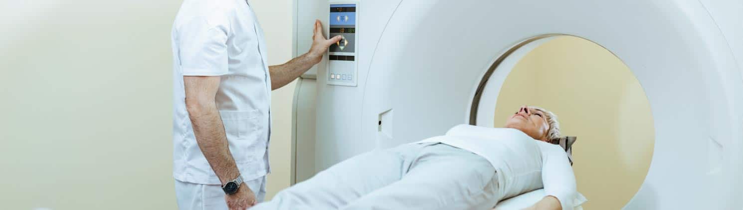 Emergency Physician Reviewing MRI Results Odessa Texas Emergency Physician Reviewing MRI Results Odessa Texas