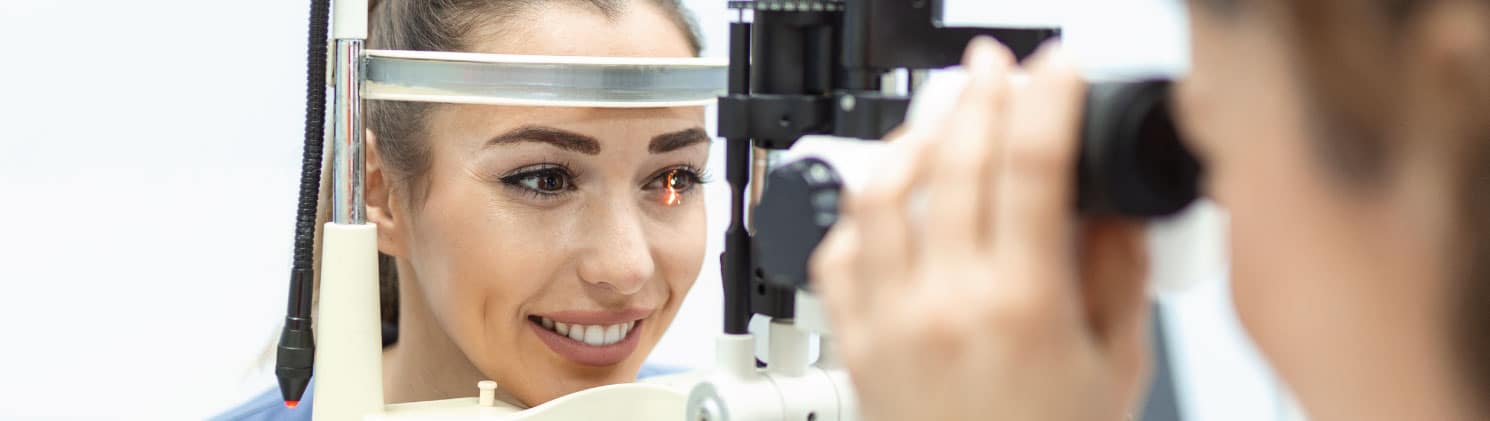 Emergency eye diagnostic equipment slit lamp examination Odessa Texas Priority ER