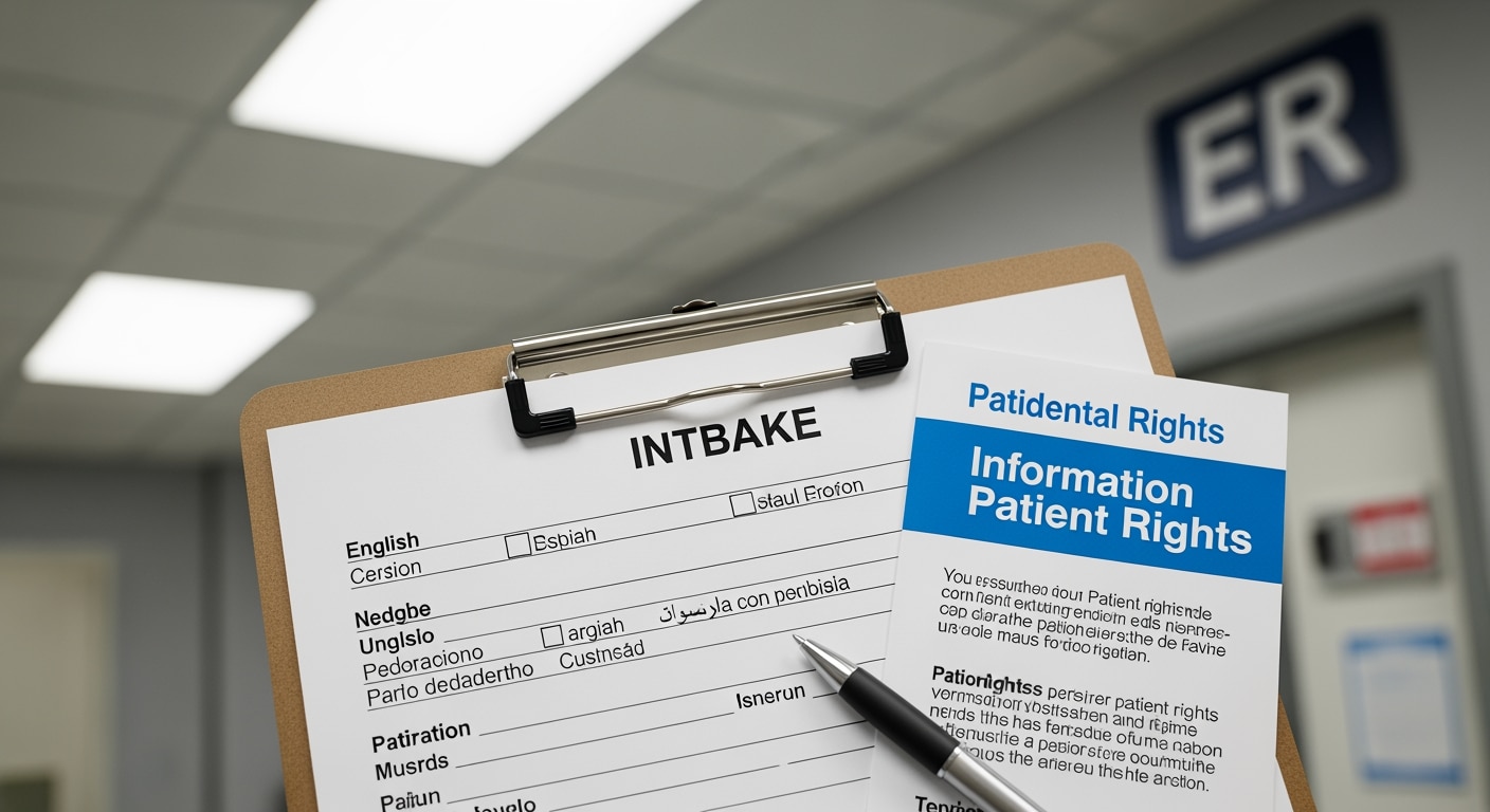 Diverse patients receiving emergency medical care at Priority ER Odessa