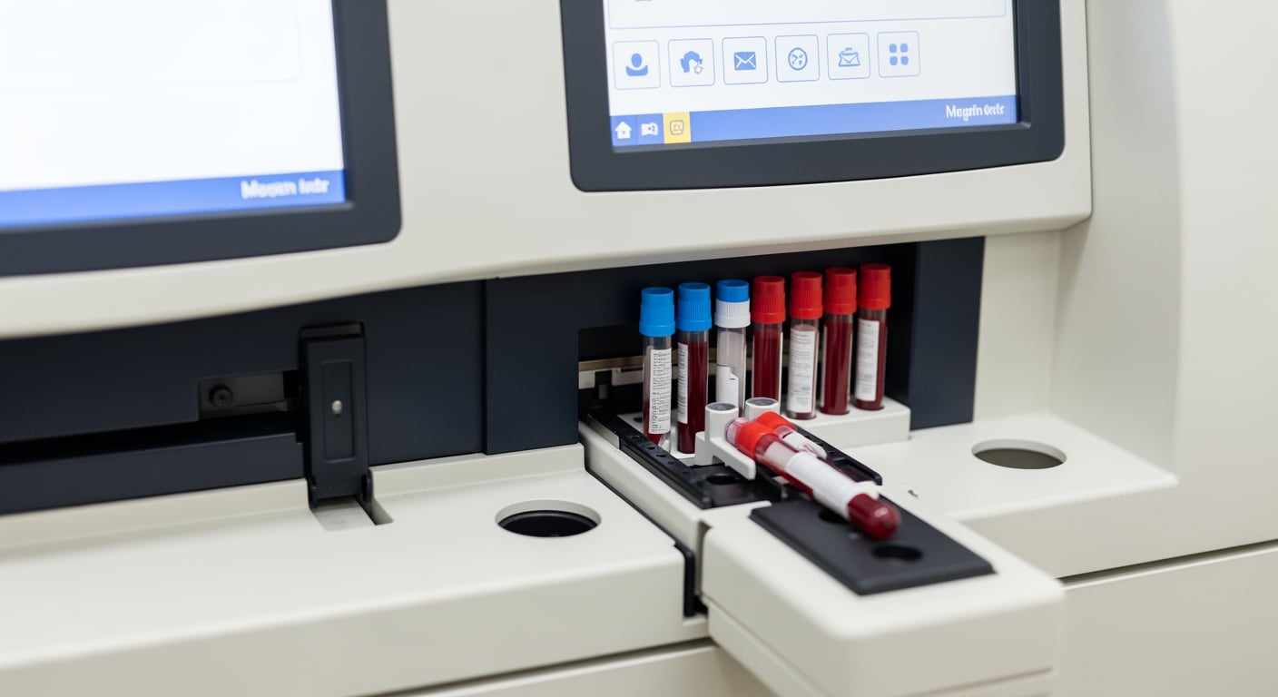 Certified phlebotomist performing blood draw at Priority ER Odessa