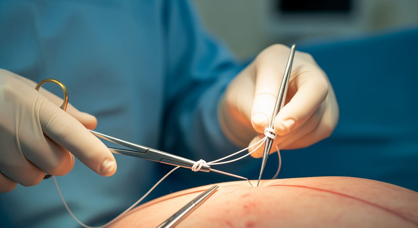 Emergency wound care room with suture equipment at Priority ER Odessa