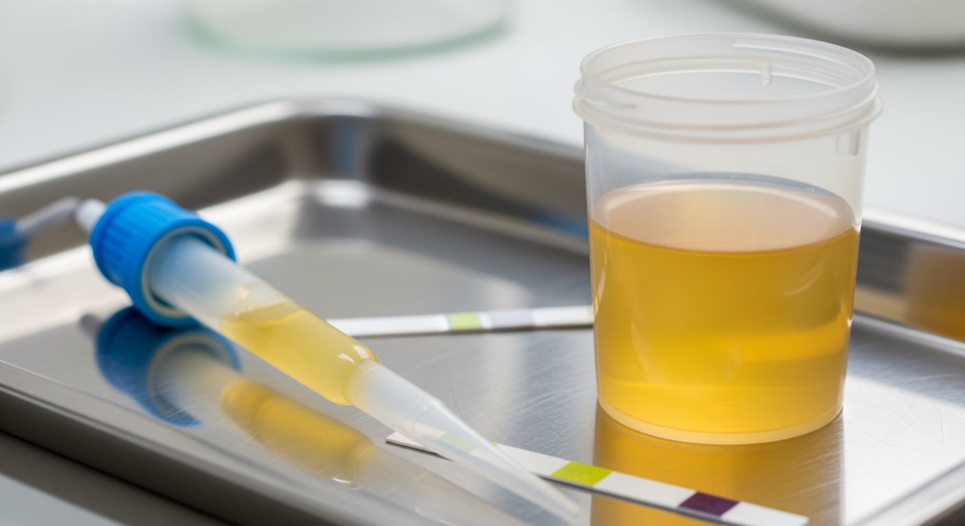 COLA-certified laboratory performing urinalysis testing for UTI diagnosis at Priority ER Odessa