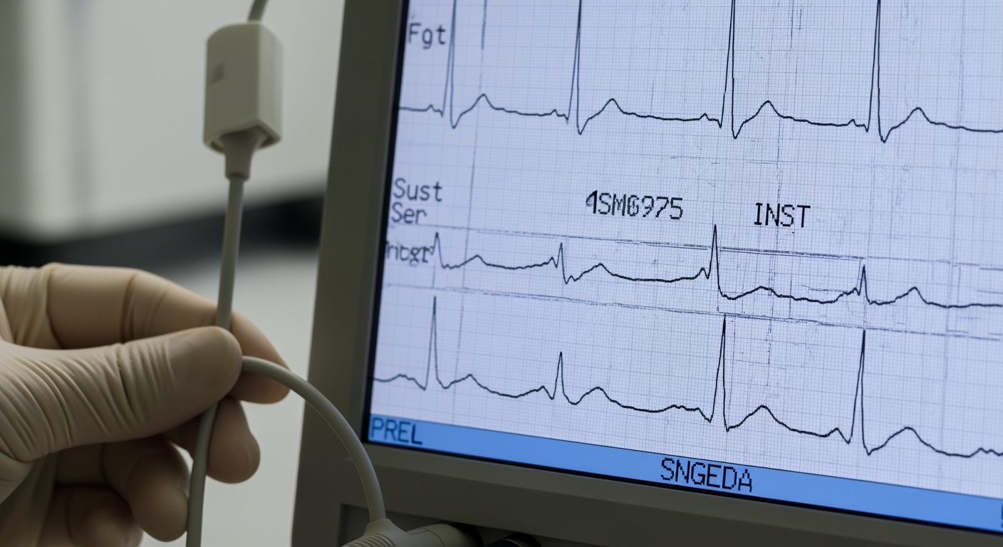 Emergency physician performing cardiac assessment at Priority ER