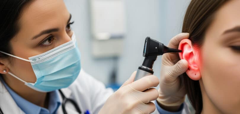 Emergency room ear pain examination and treatment medical equipment Odessa Texas emergency facility