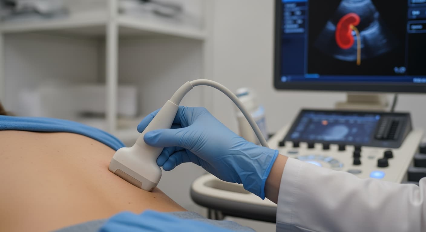 Emergency ultrasound diagnostic imaging room at Priority ER Odessa