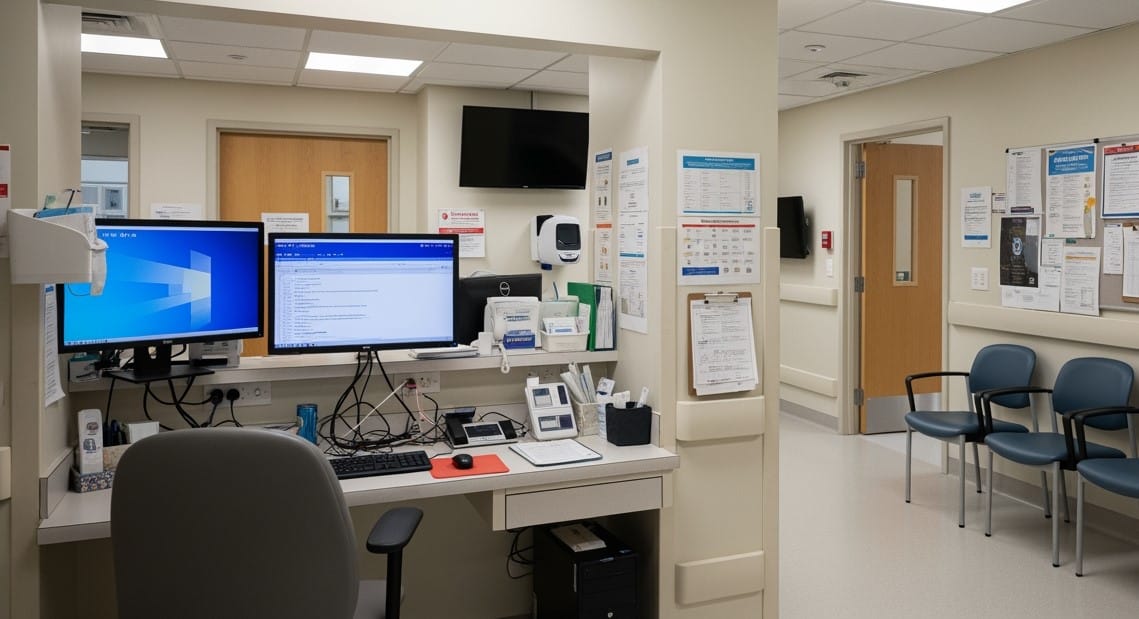 Board-certified emergency physician treating patient during overnight hours at Priority ER
