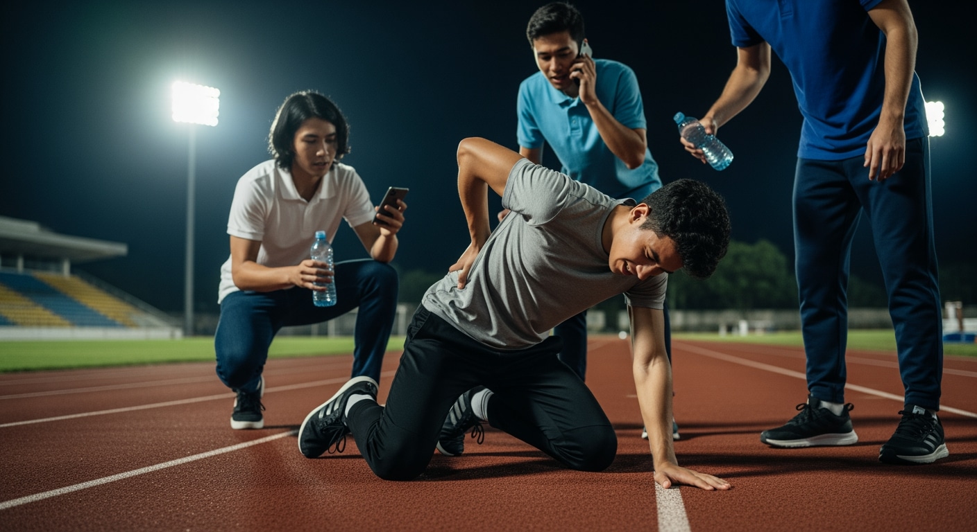 My emergency room 24/7 Priority ER Odessa illuminated entrance at night