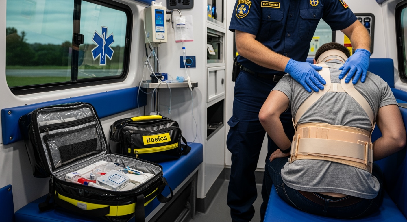 Emergency medical staff at Priority ER working night shift providing 24/7 care