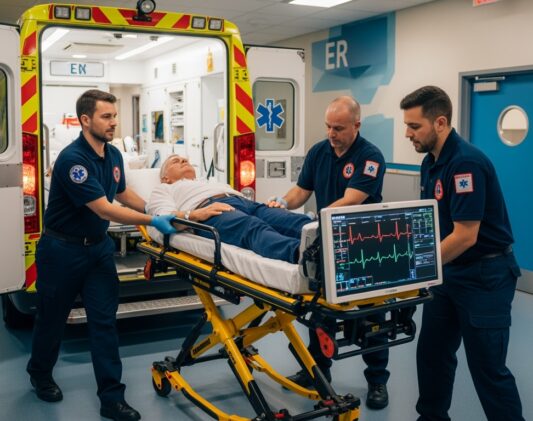 Urgent care chest pain emergency cardiac diagnostic equipment Odessa Texas emergency room