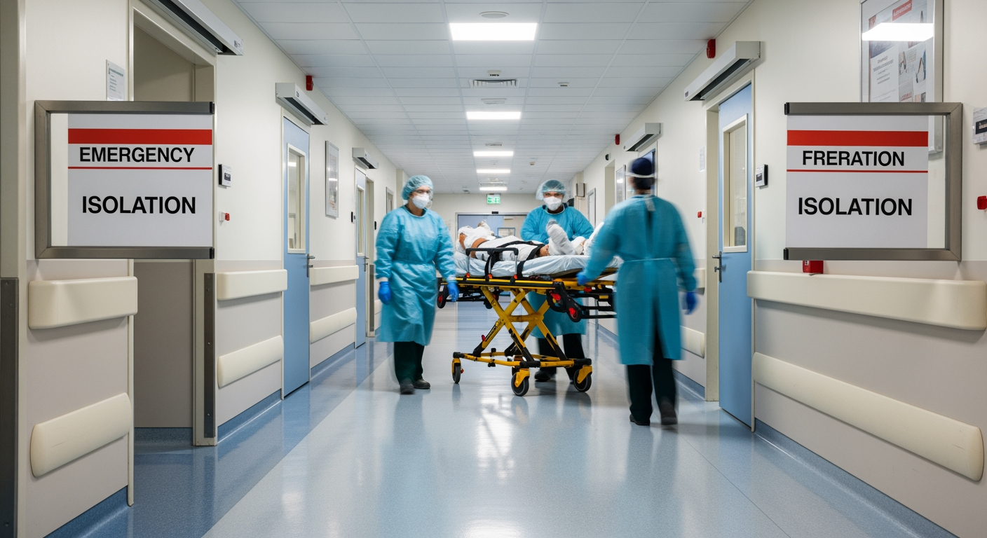 Emergency physician performing advanced procedure at Priority ER