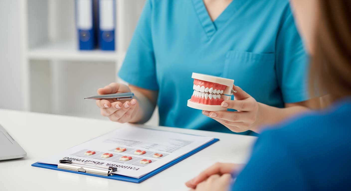 Emergency physician treating dental emergency patient at Priority ER