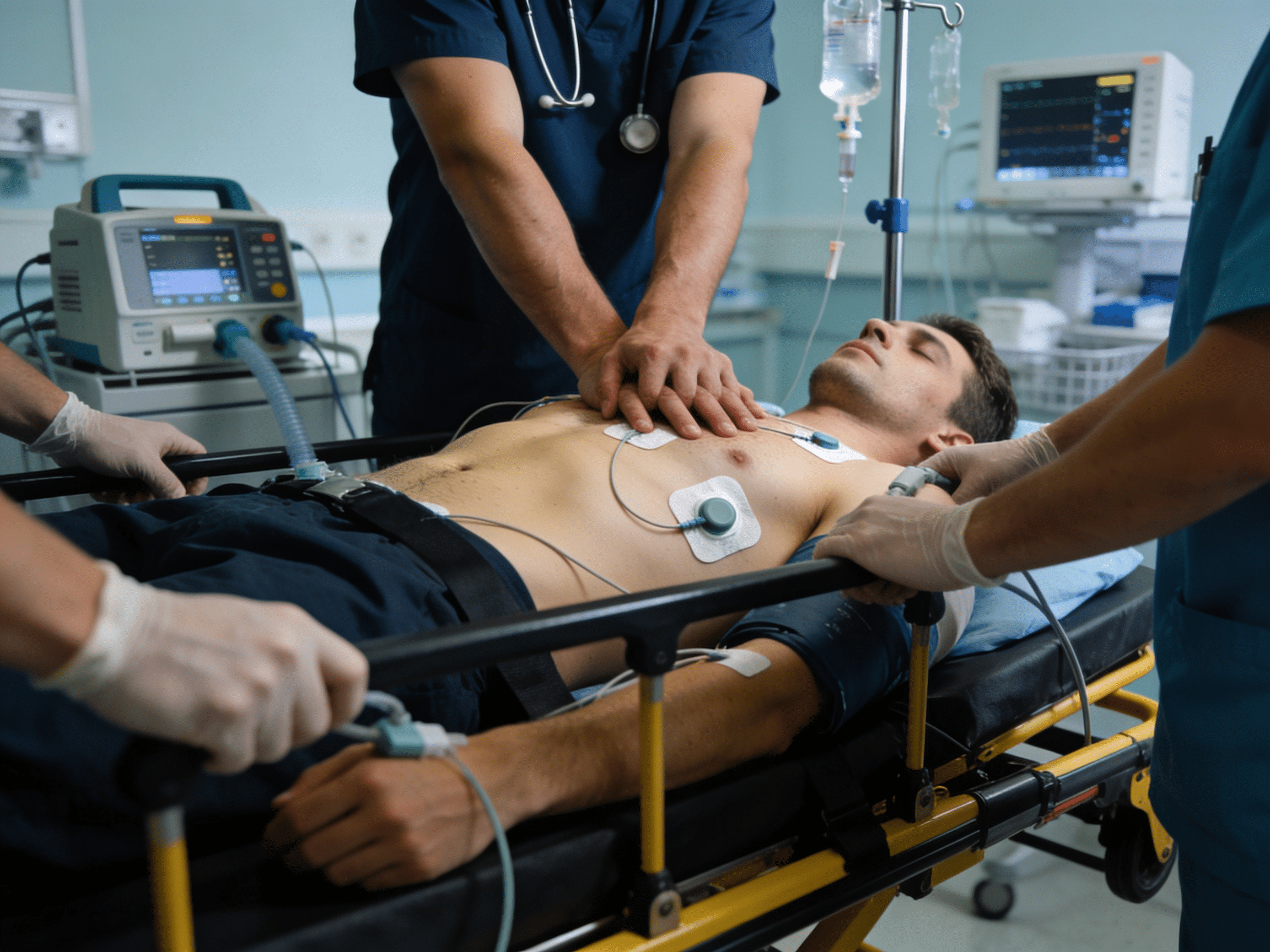 Emergency mechanical ventilator for cardiopulmonary compromise at Priority ER