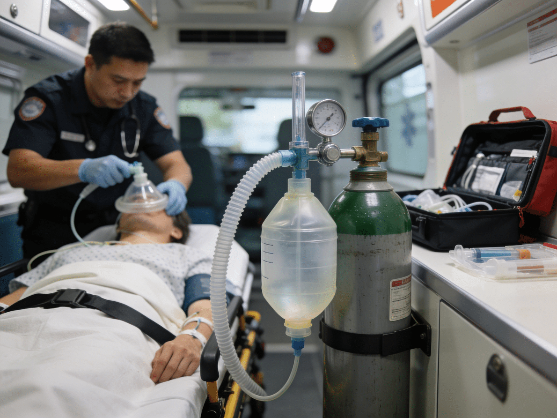 Arterial blood gas analysis equipment for cardiopulmonary assessment at Priority ER