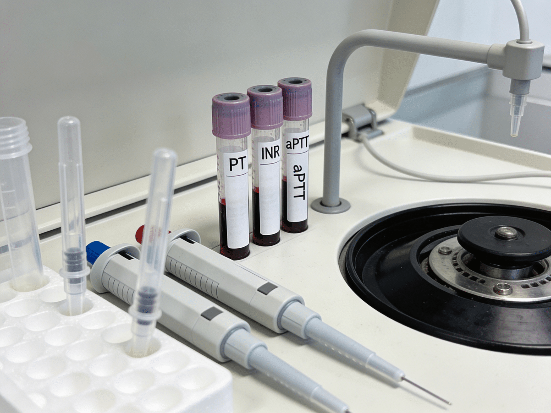 Priority ER medical team reviewing coagulation results with patient