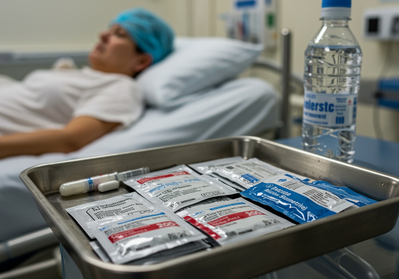 Person drinking water showing proper hydration for prevention