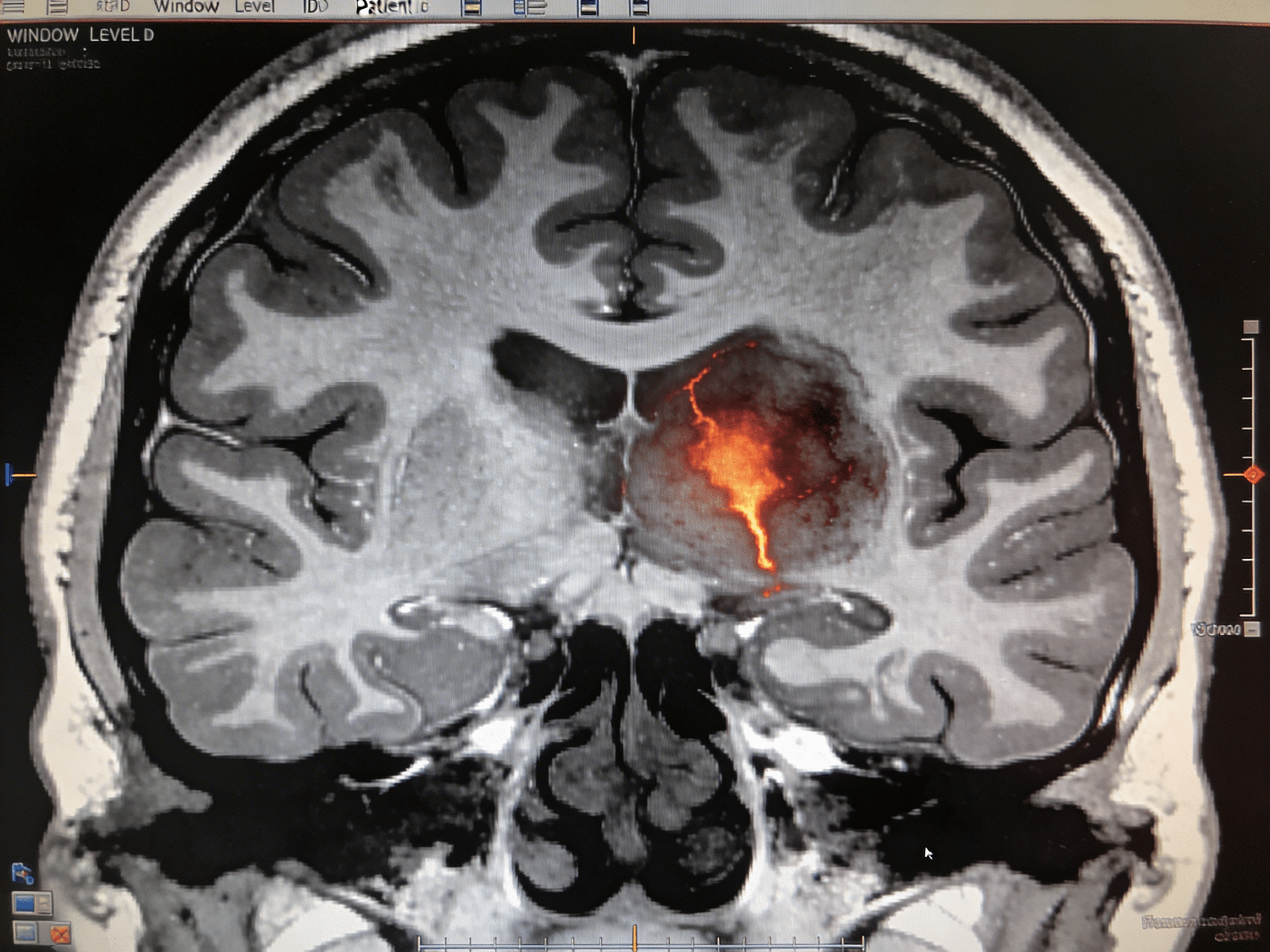 Healthcare provider educating patient about stroke warning signs and prevention