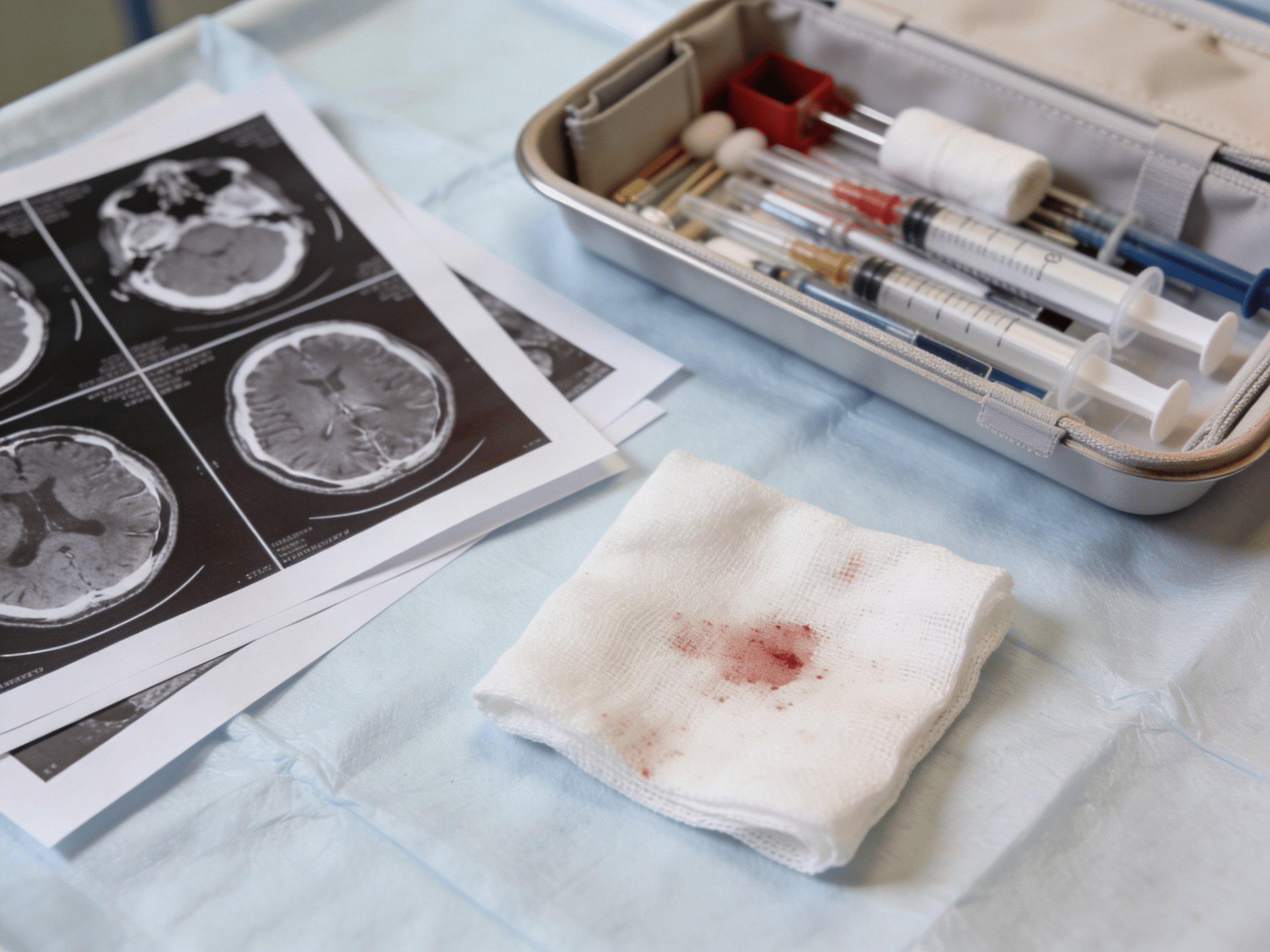 Emergency neurological examination for head trauma assessment at Priority ER