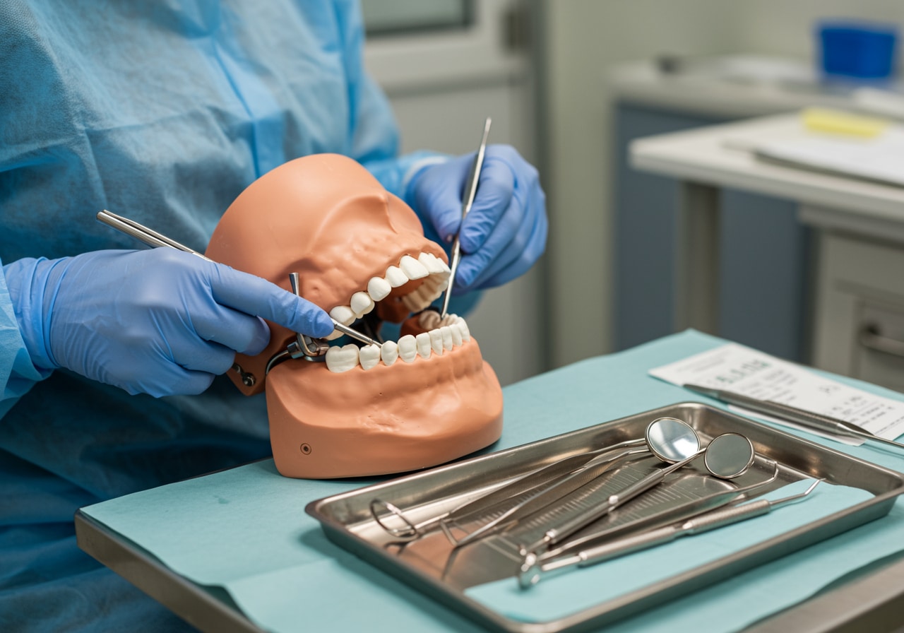 Emergency jaw dislocation treatment room at Priority ER Odessa with reduction equipment