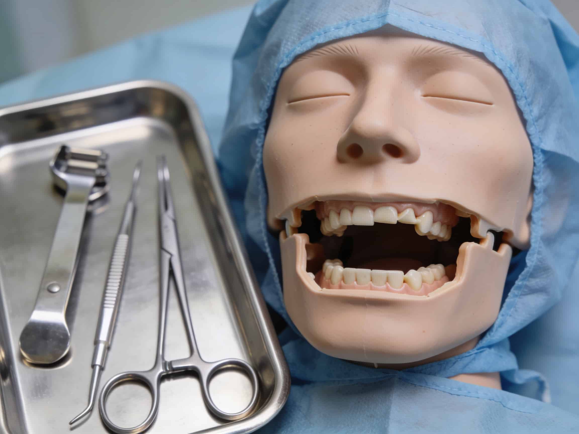 High school football player with mouthguard showing jaw injury prevention