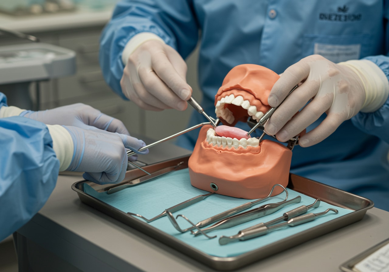 Patient receiving successful jaw reduction treatment at Priority ER