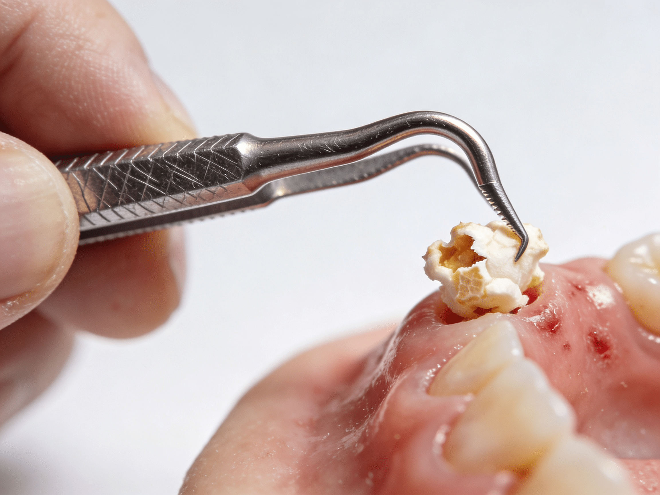 Emergency physician using specialized instruments for foreign object removal at Priority ER