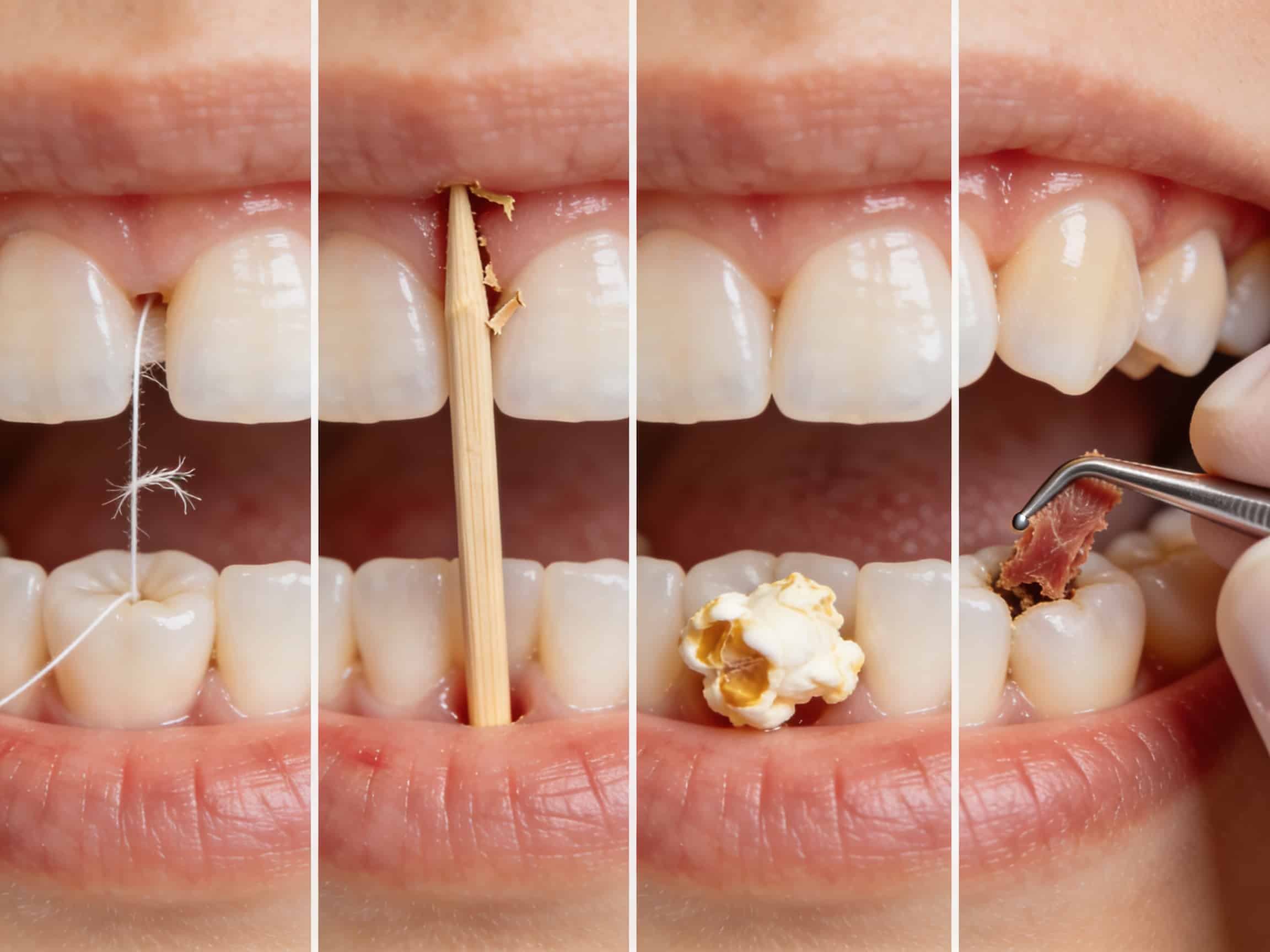 Texas barbecue showing common food items that cause dental impaction