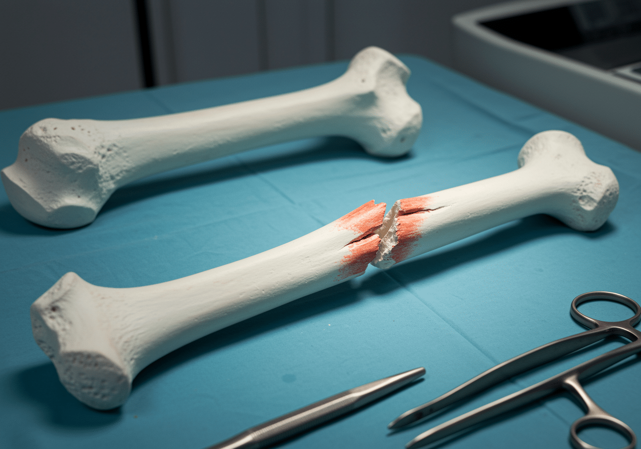 Elderly person using proper safety equipment to prevent fractures