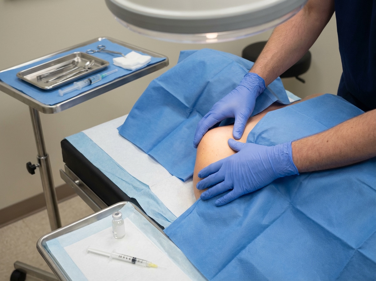 Open fractures and joint dislocations emergency orthopedic treatment room at Priority ER Odessa with imaging equipment