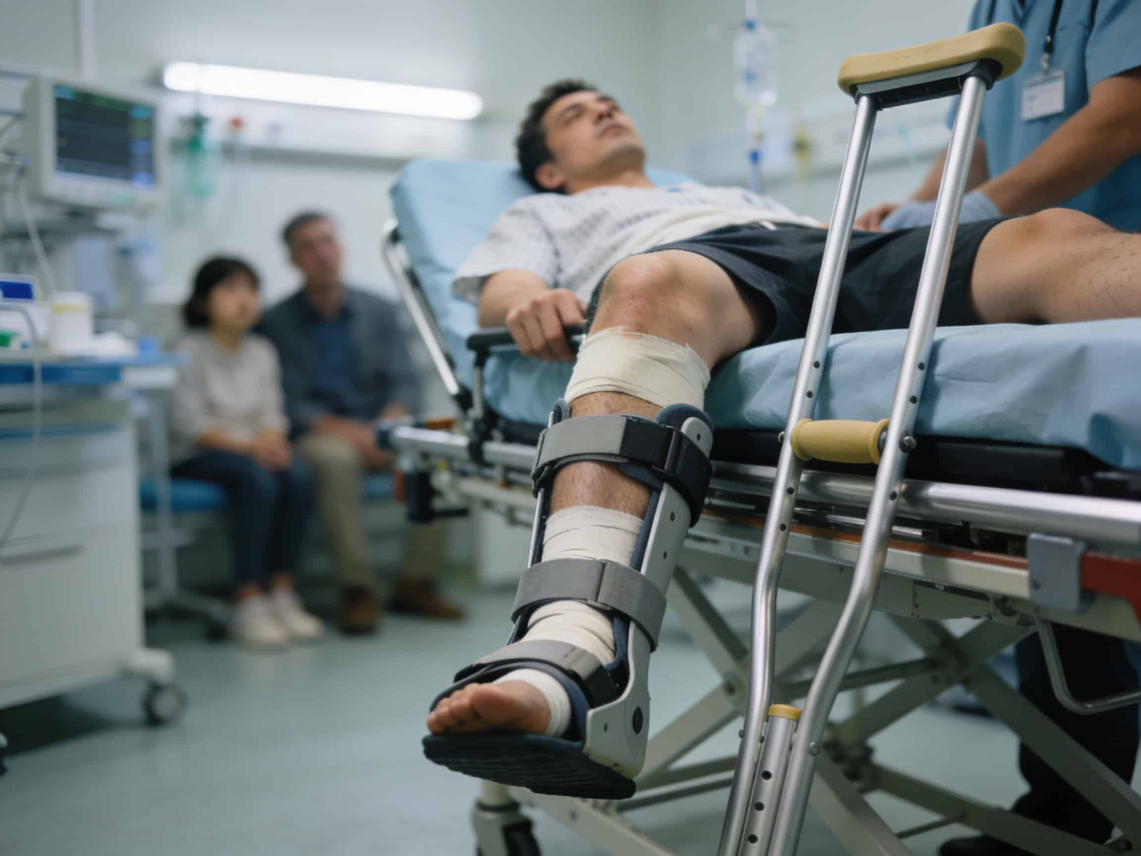 Emergency x-ray showing fracture diagnosis at Priority ER