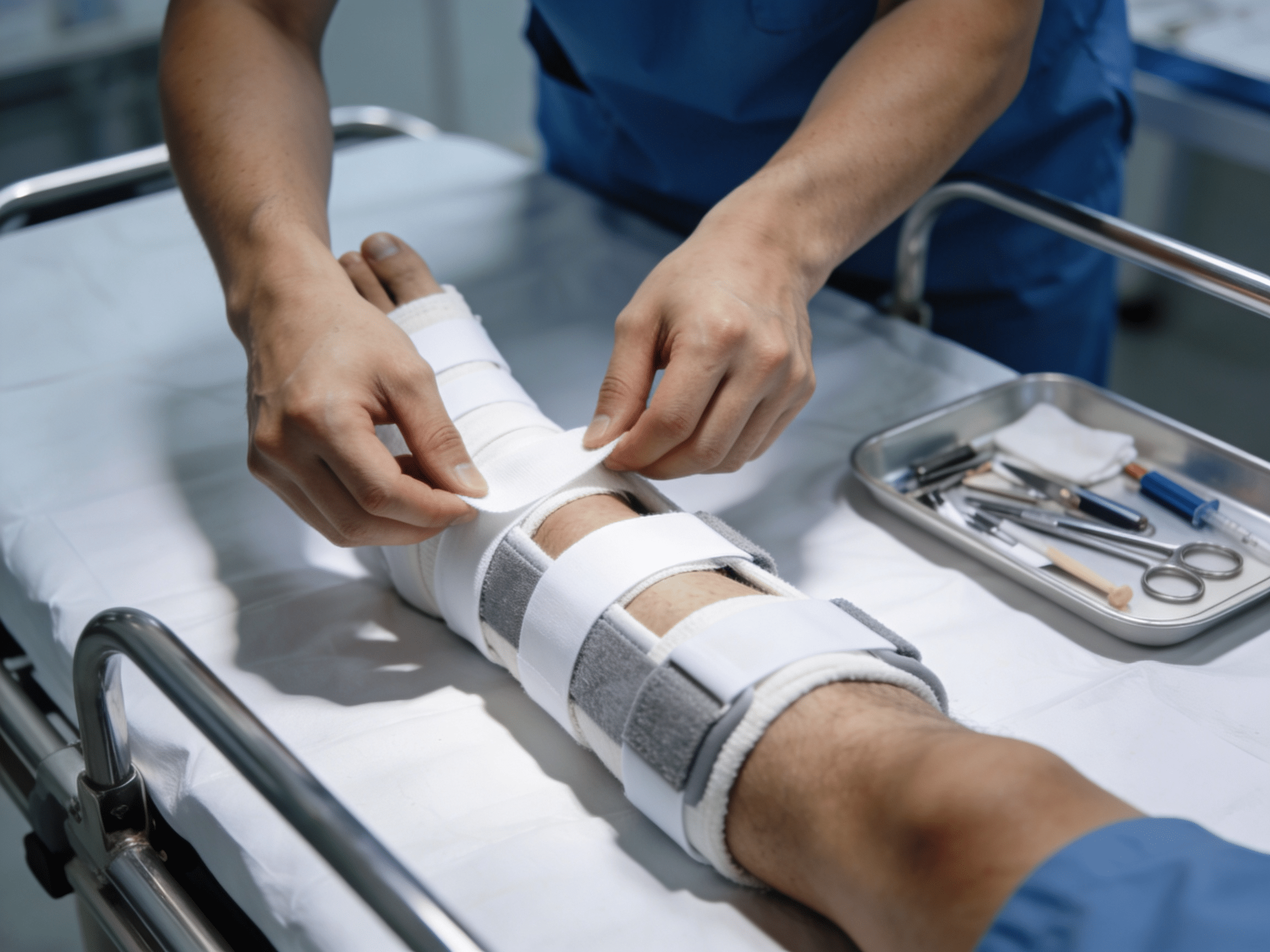 Emergency fracture splinting and immobilization at Priority ER