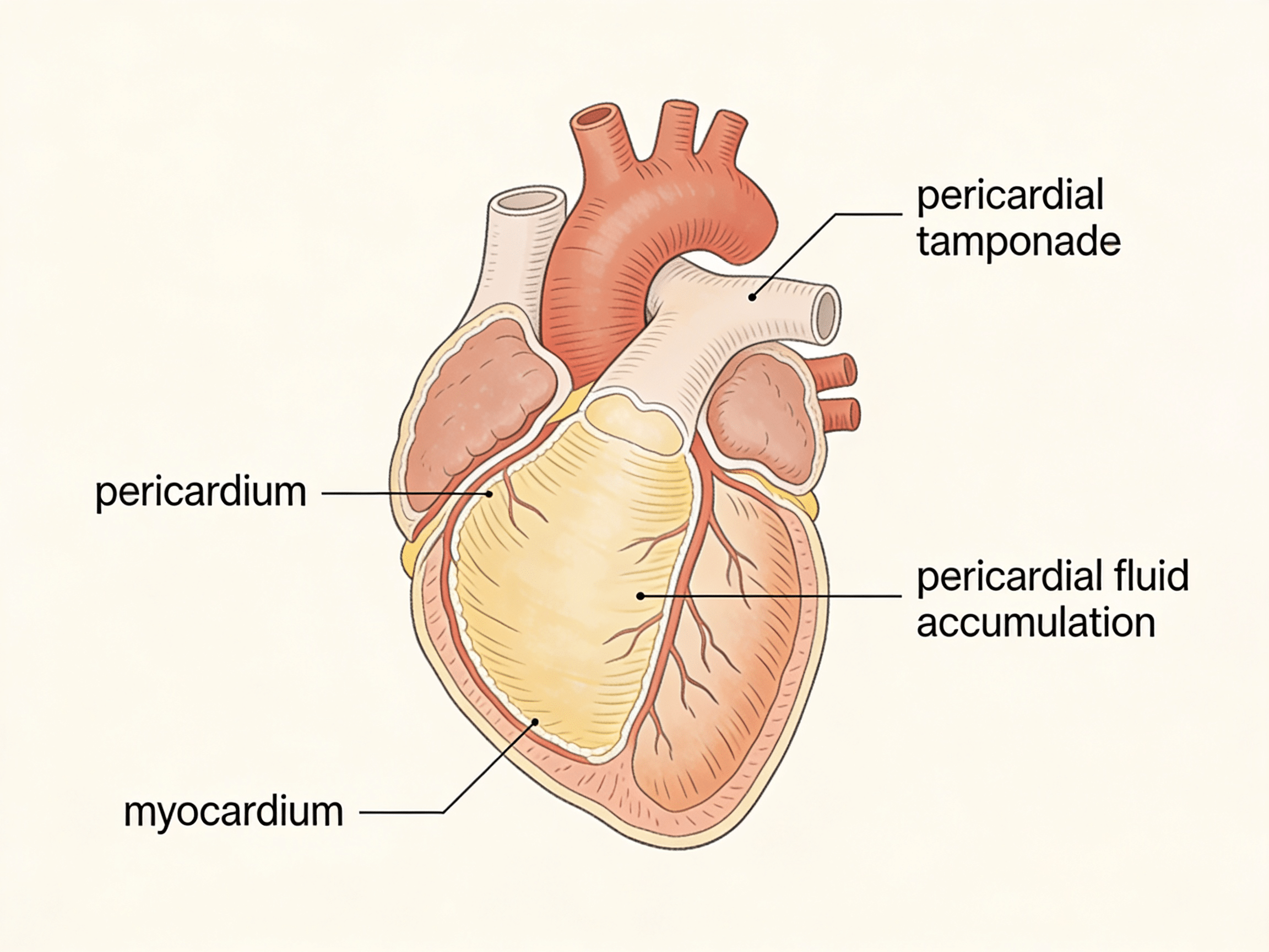Emergency pericardiocentesis equipment for cardiac tamponade treatment at Priority ER