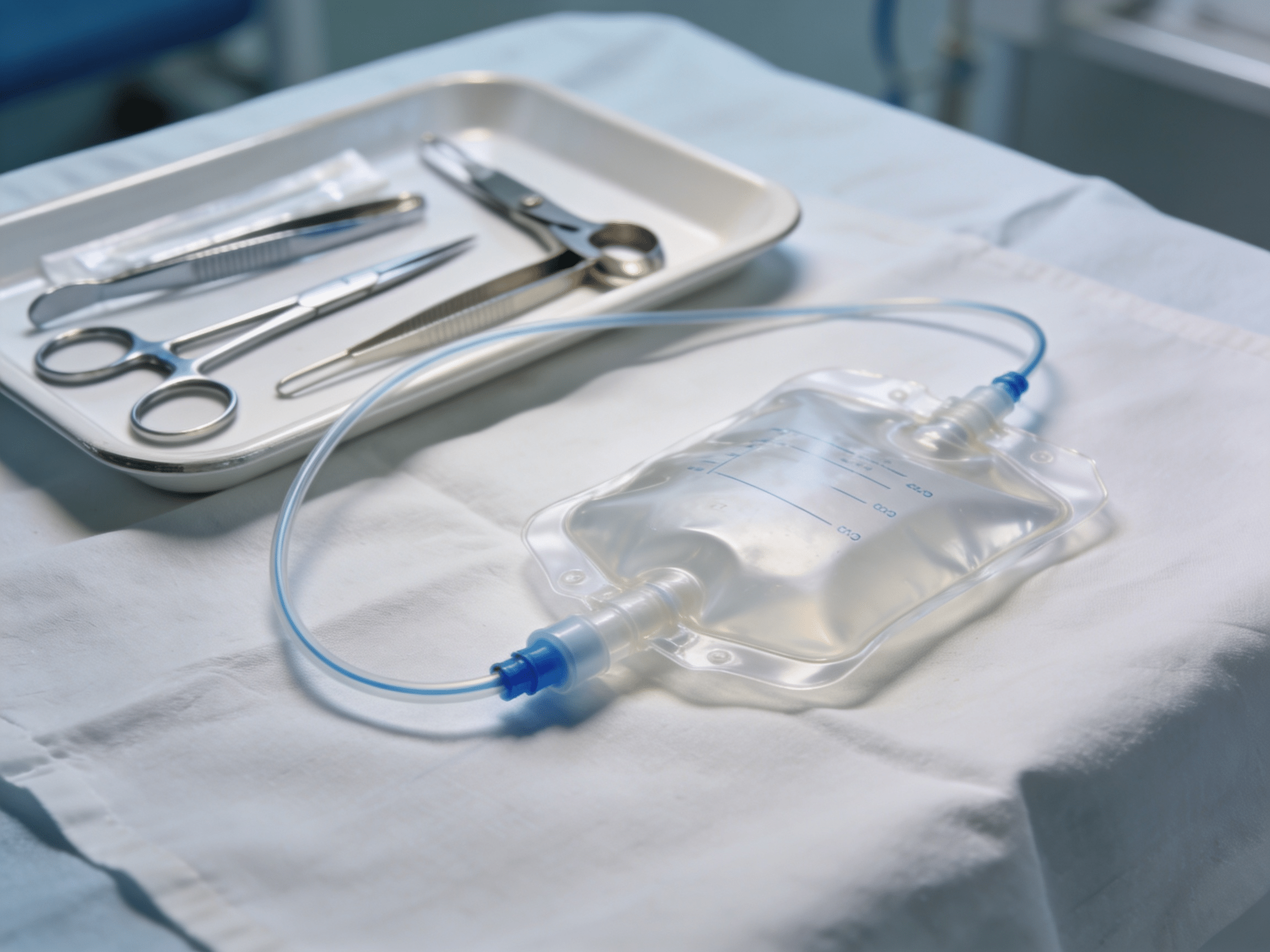 Priority ER medical team performing bedside cardiac ultrasound