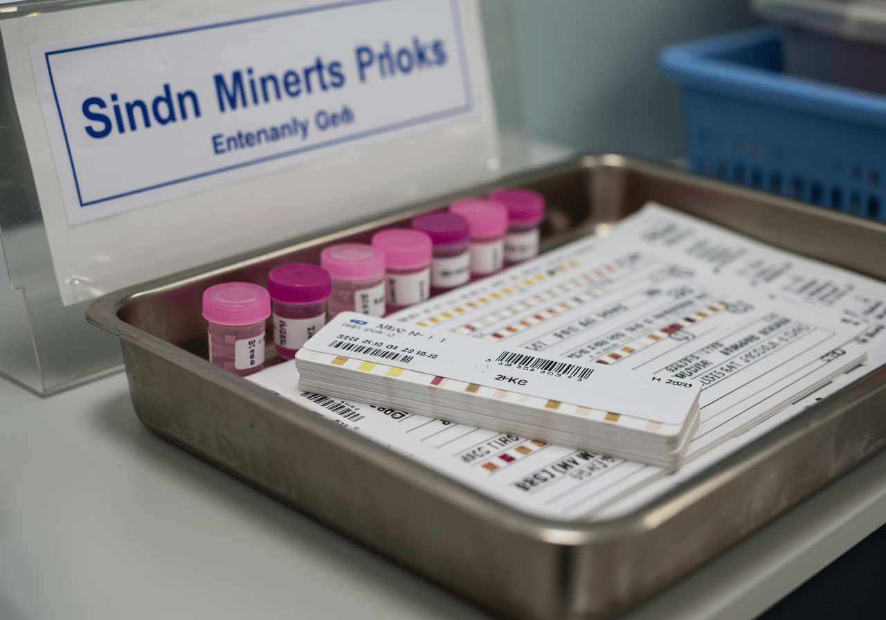 Healthcare provider conducting prenatal care consultation