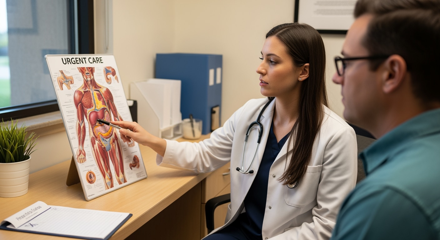 Emergency abdominal CT scanner for severe abdominal pain diagnosis at Priority ER Odessa