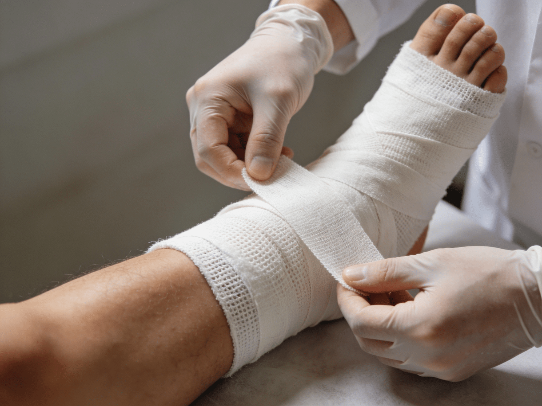 Worker wearing proper safety equipment showing injury prevention