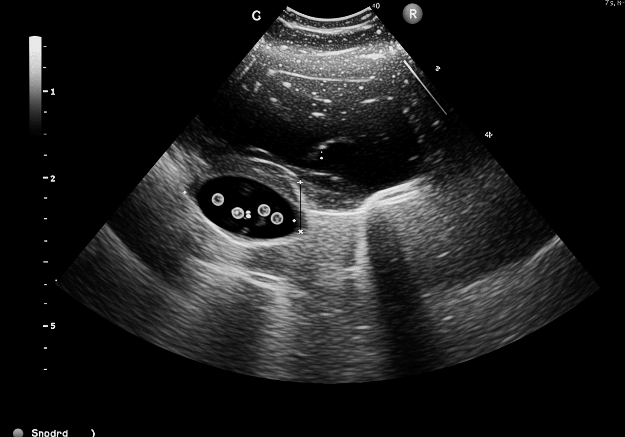 Emergency physician performing bedside FAST ultrasound at Priority ER