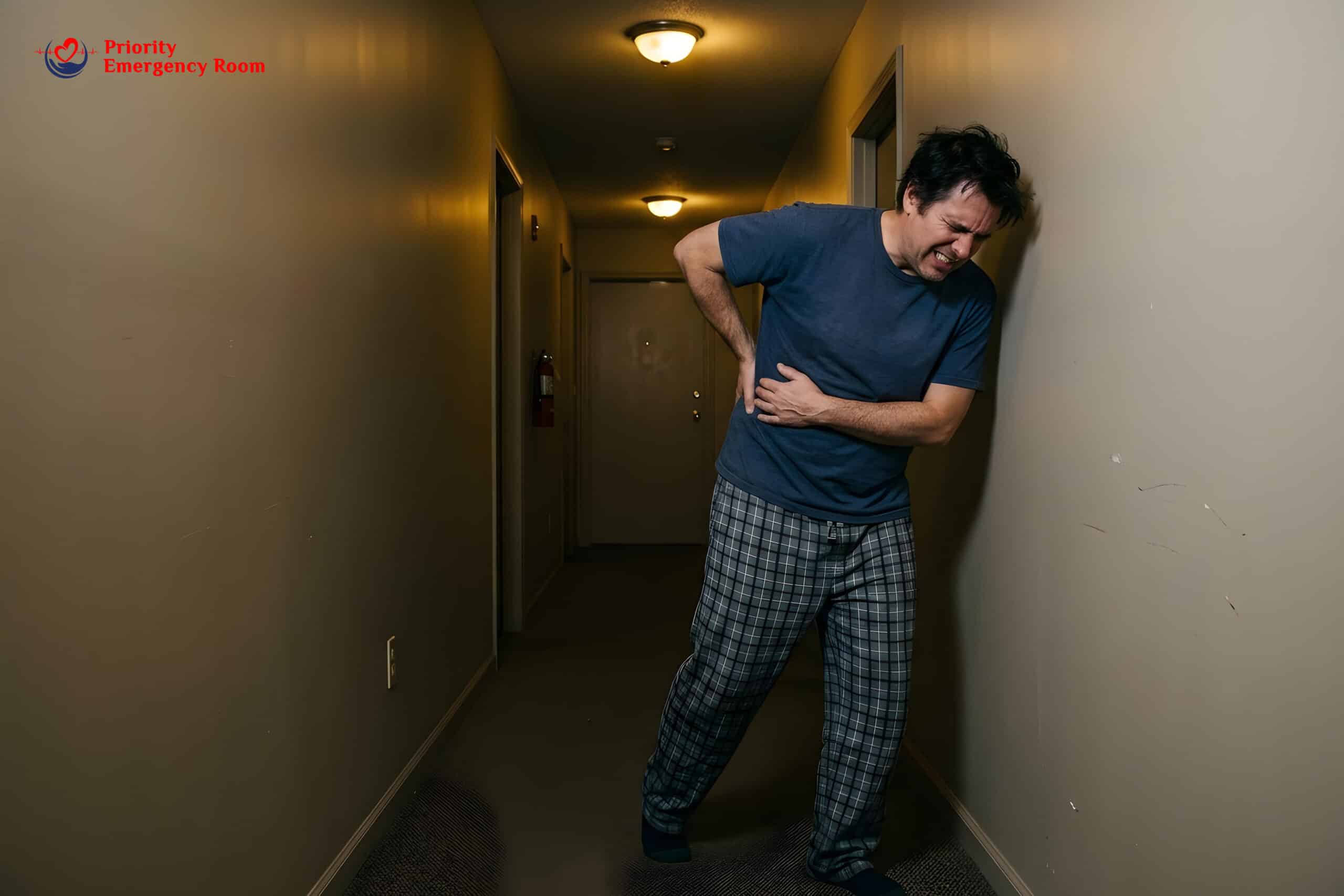 Severe kidney stone pain