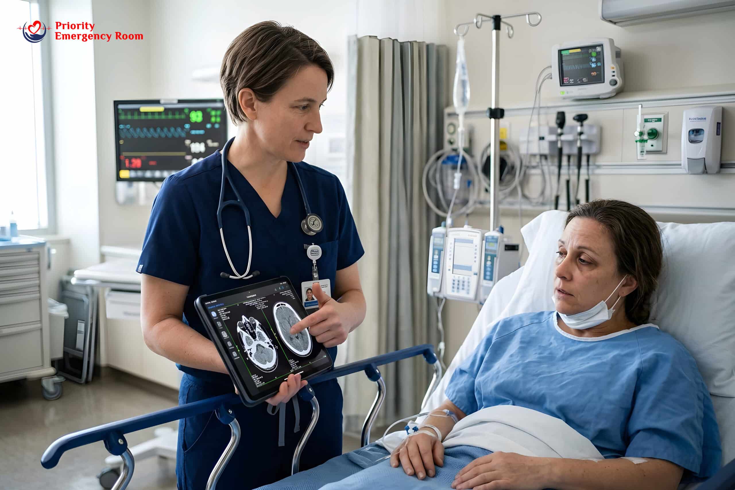 Person experiencing severe kidney stone pain