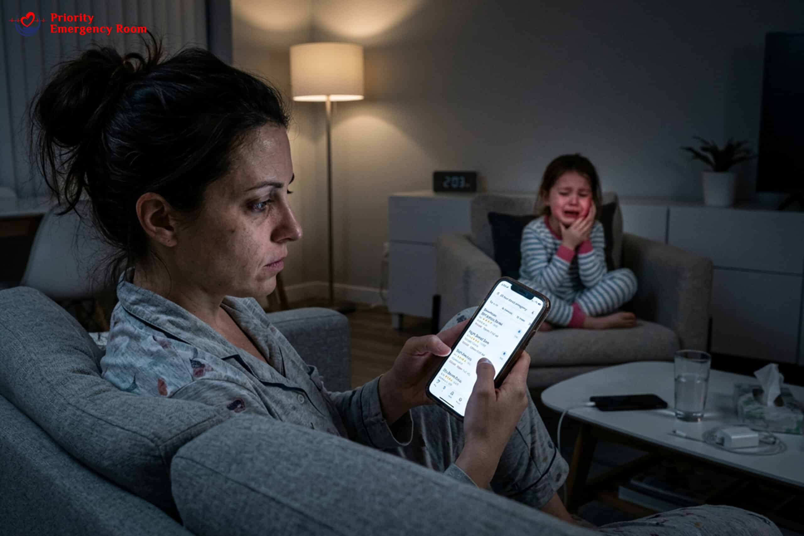 Facial swelling from dental infection spreading