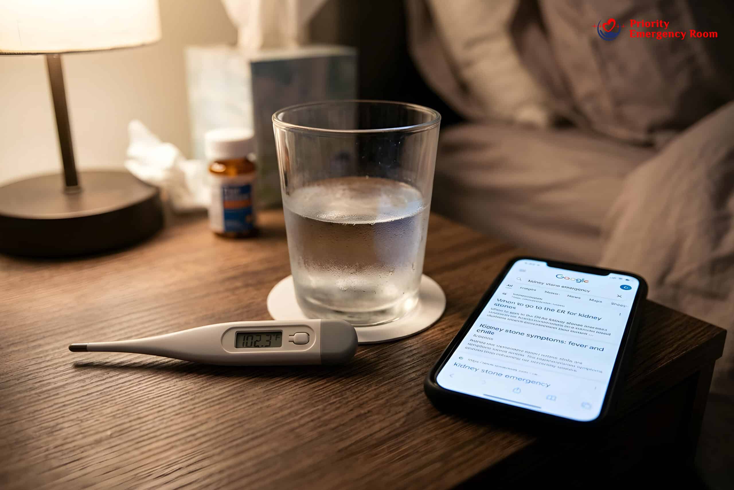 Fever with kidney stone