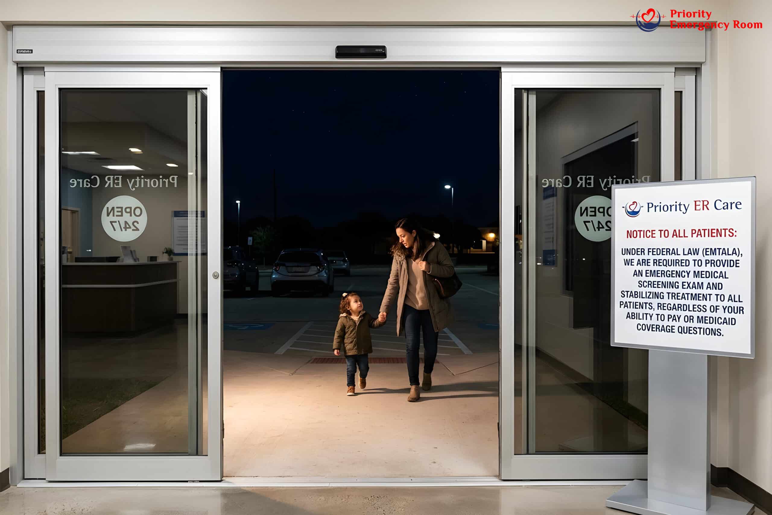 Child with breathing difficulty - Medicaid covers emergency care
