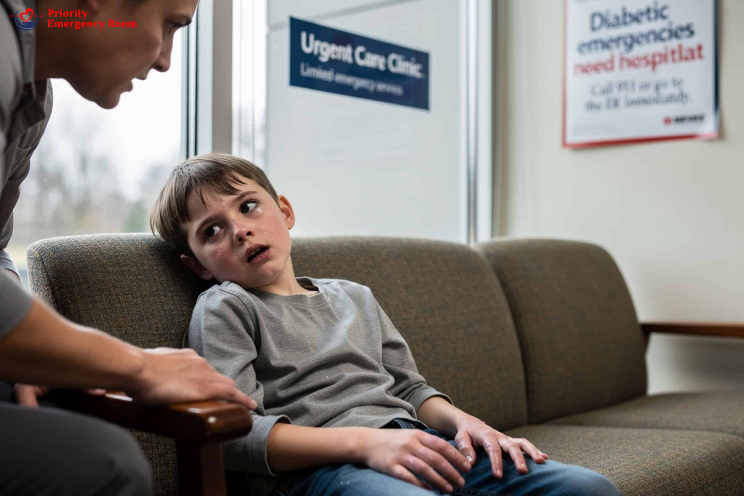 Severe dehydration from diabetic ketoacidosis