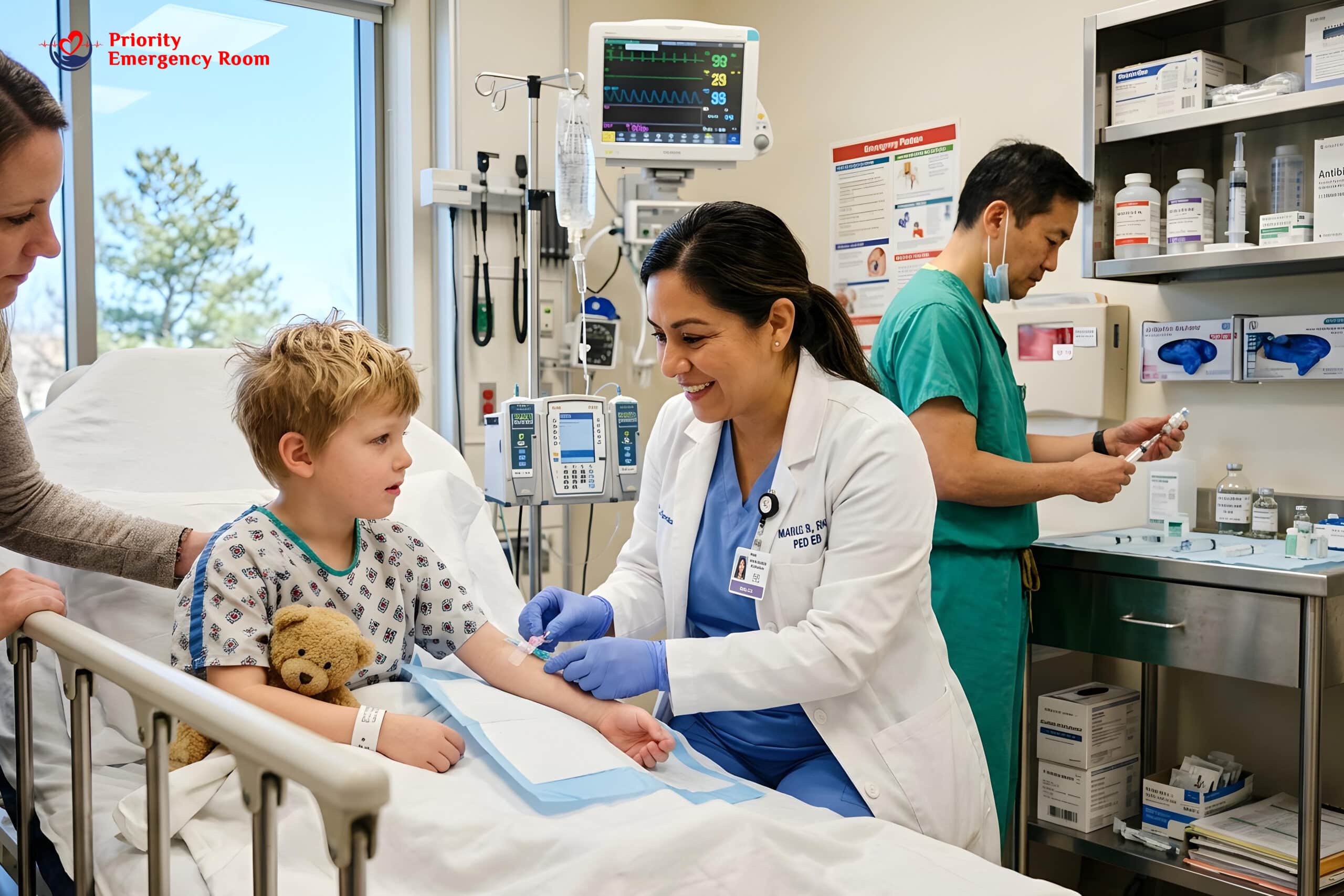 Child vomiting unable to keep antibiotics down