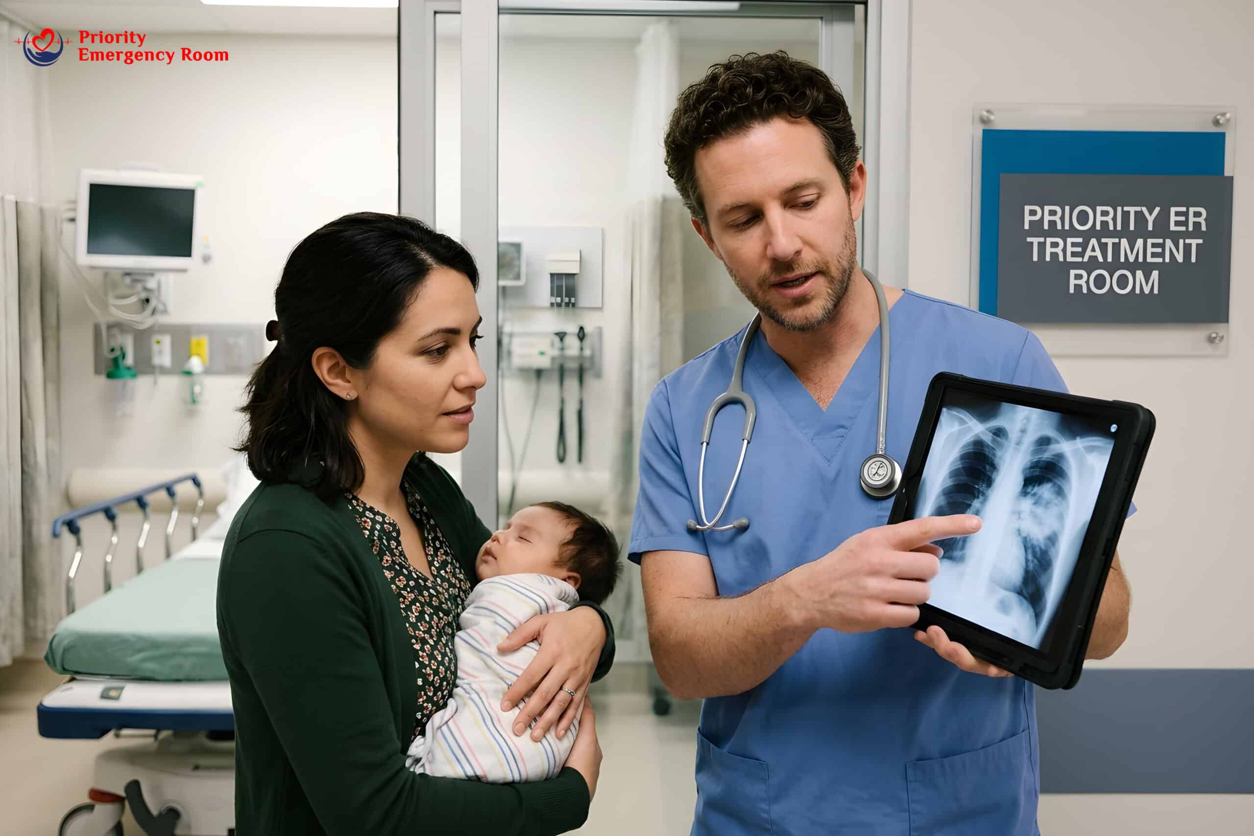 Dehydration signs in child with pneumonia