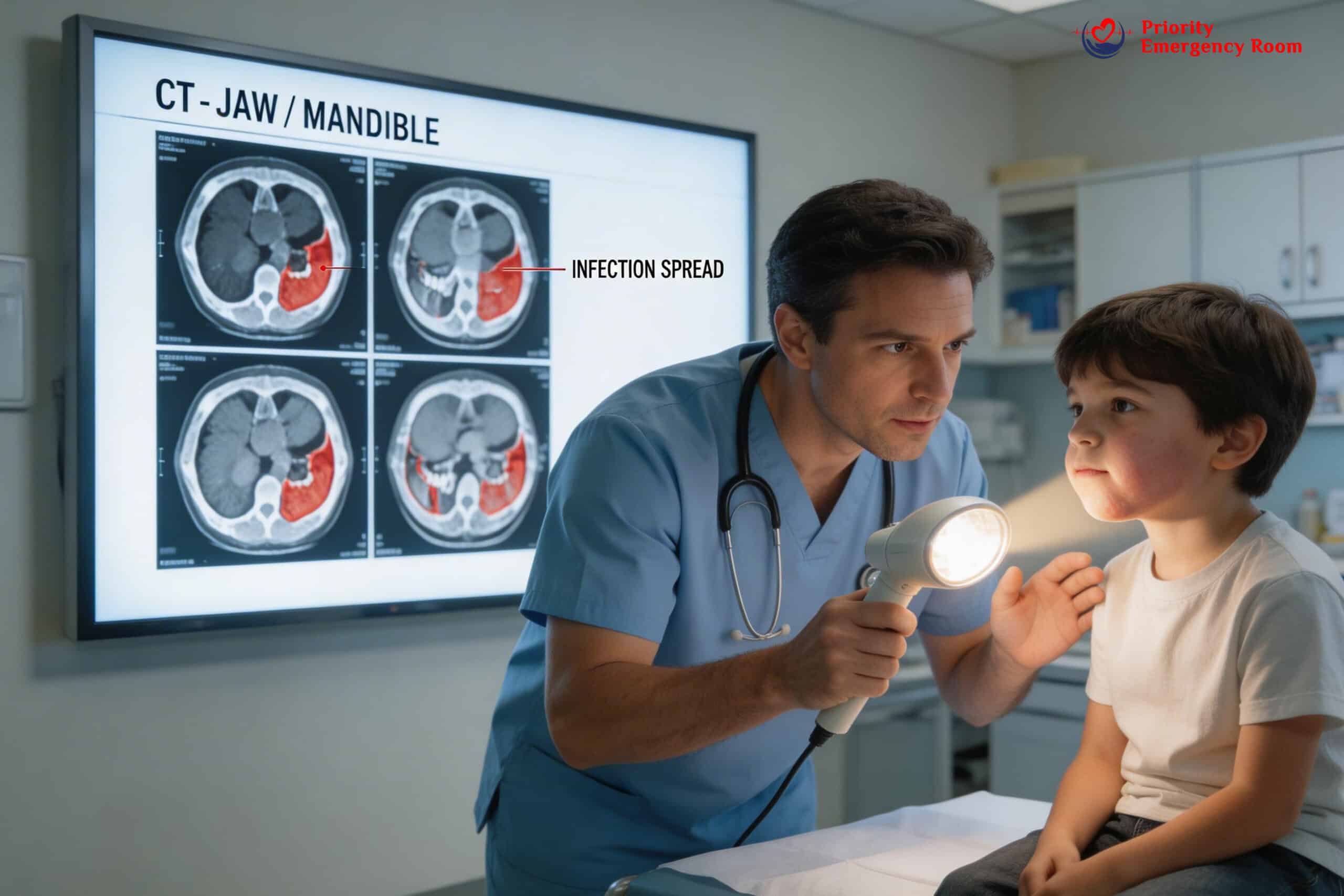 Uncontrolled bleeding from dental trauma