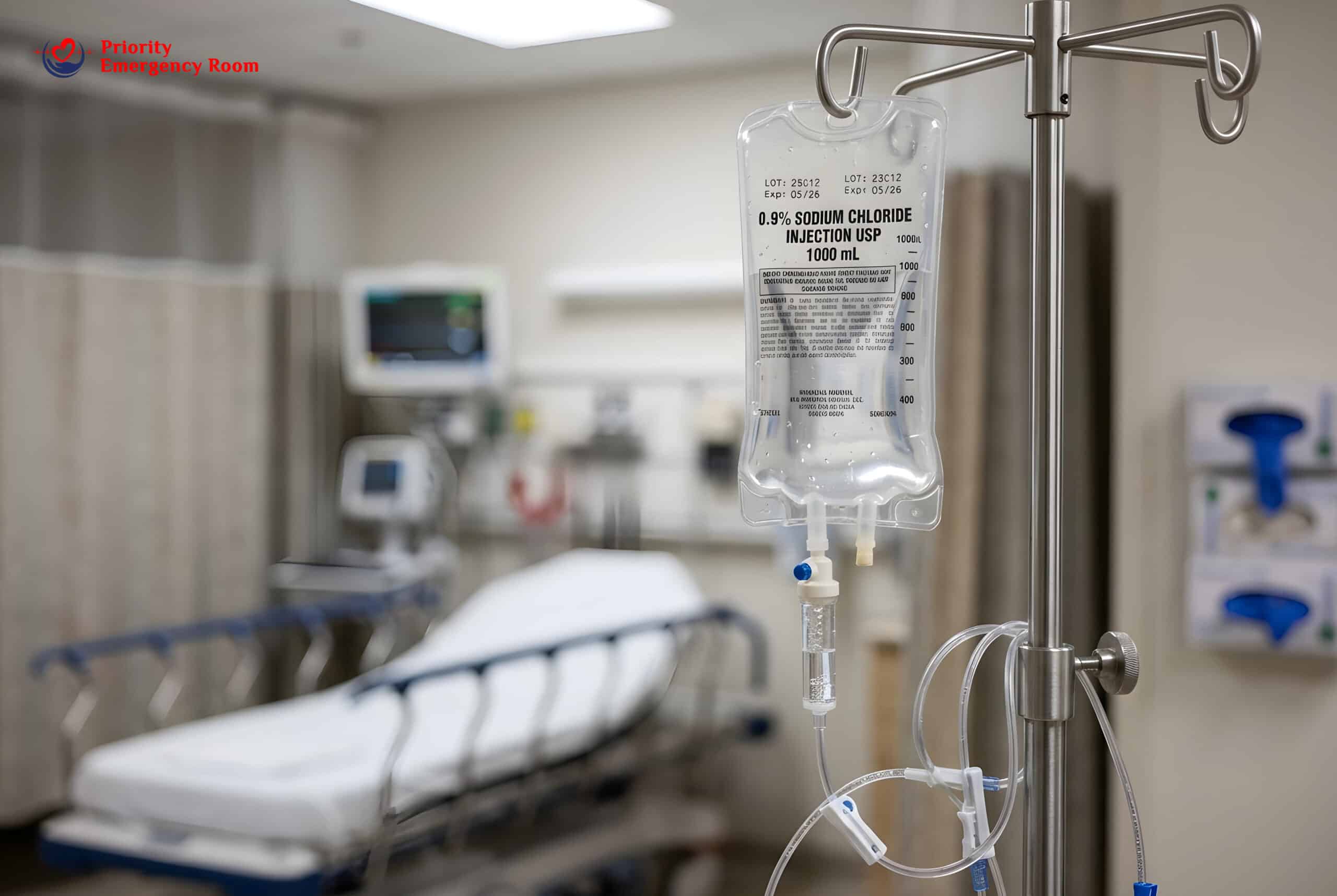 Patient with severe nausea and vomiting