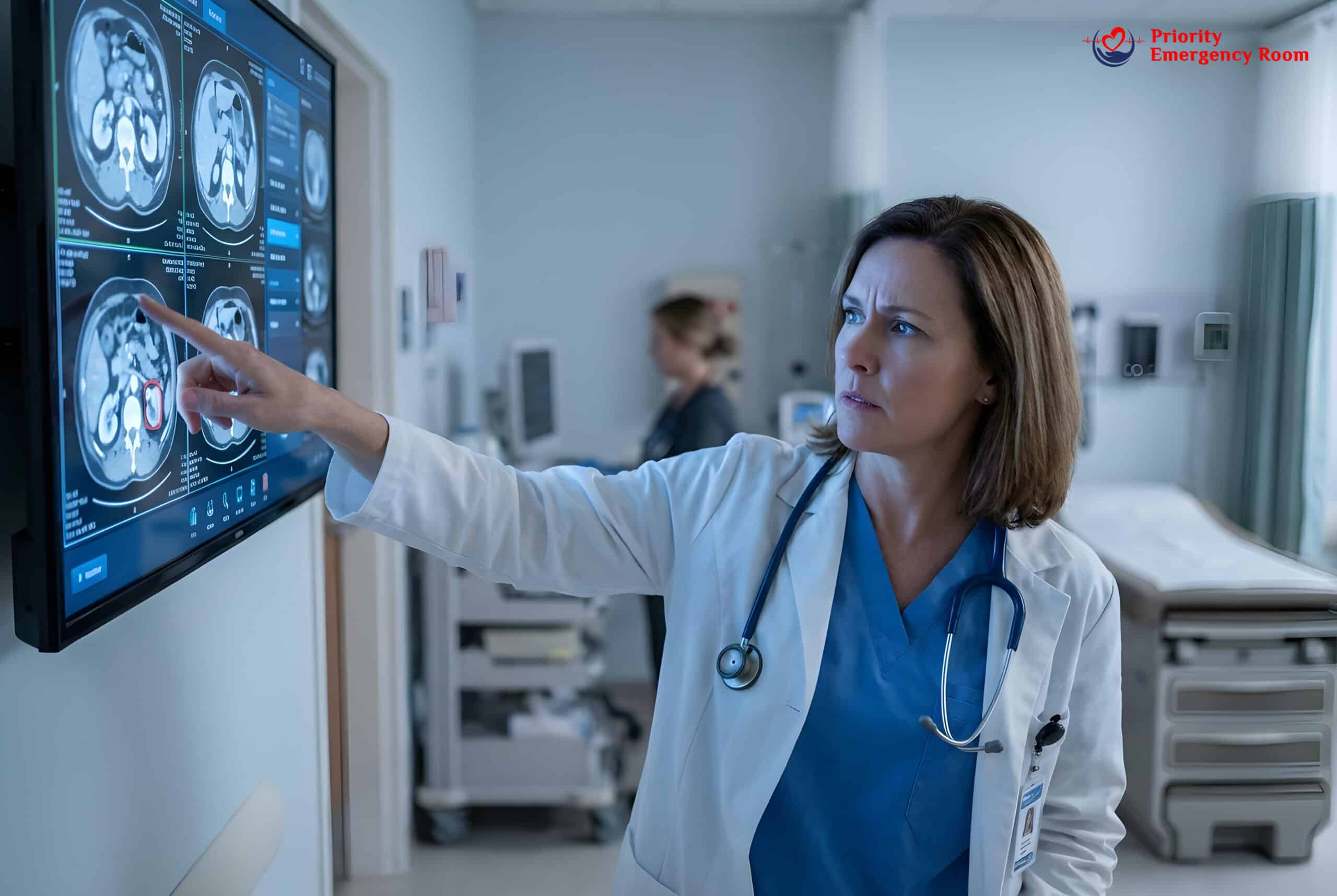 Child with vomiting and dehydration from kidney stones